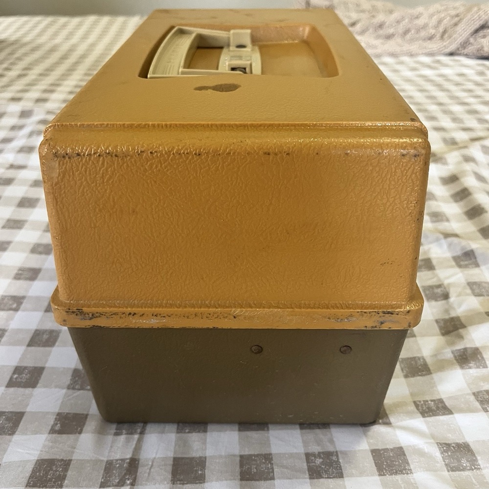 VTG 1979 Plano 3 Tray Tackle Box Fishing Outdoor Camping USA Made Handle - Picture 5 of 11